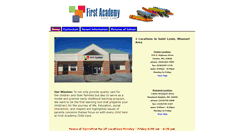 Desktop Screenshot of firstacademy.com